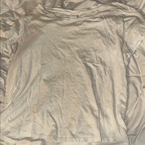 White Short Sleeve Tee Soft Cotton Blend